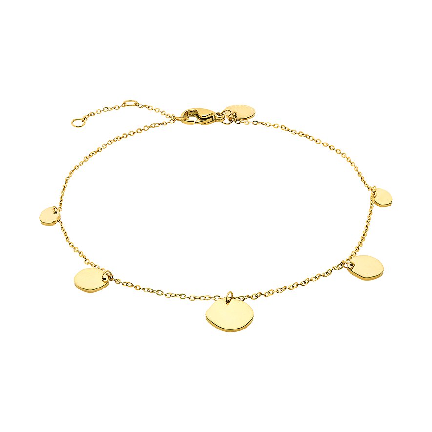 Liebeskind Fußkette, Damen, Edelstahl, gelbgold