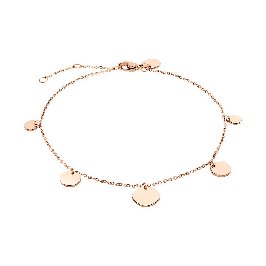 Liebeskind Fußkette, Damen, Edelstahl, roségold