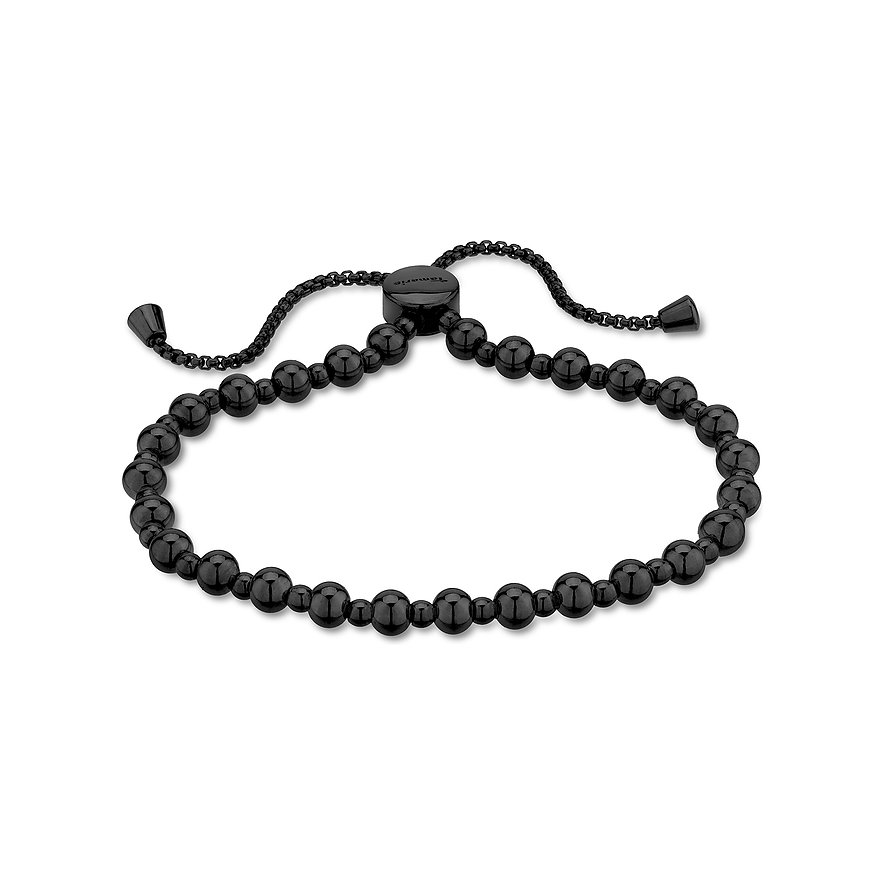 Tamaris Armband, Damen, Edelstahl, schwarz