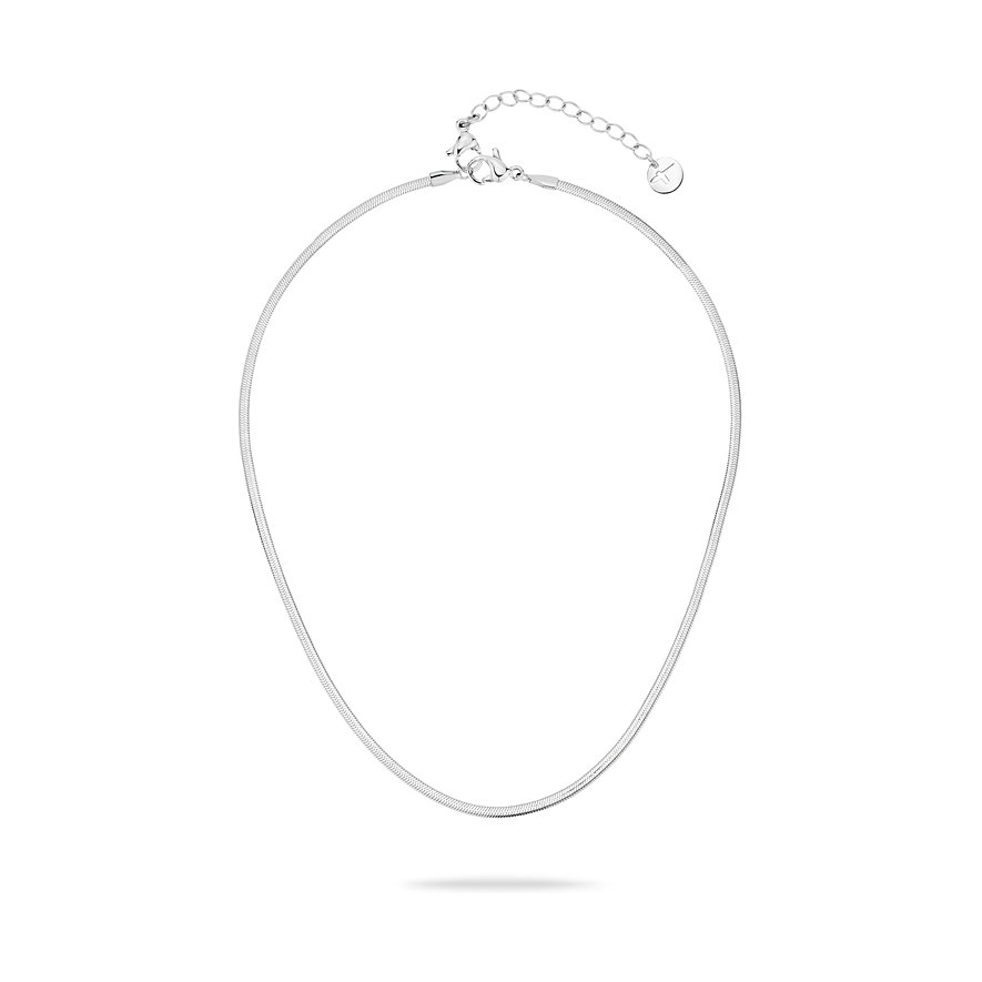 Tamaris Halsschmuck aus Edelstahl, schlangenähnliche Kette.