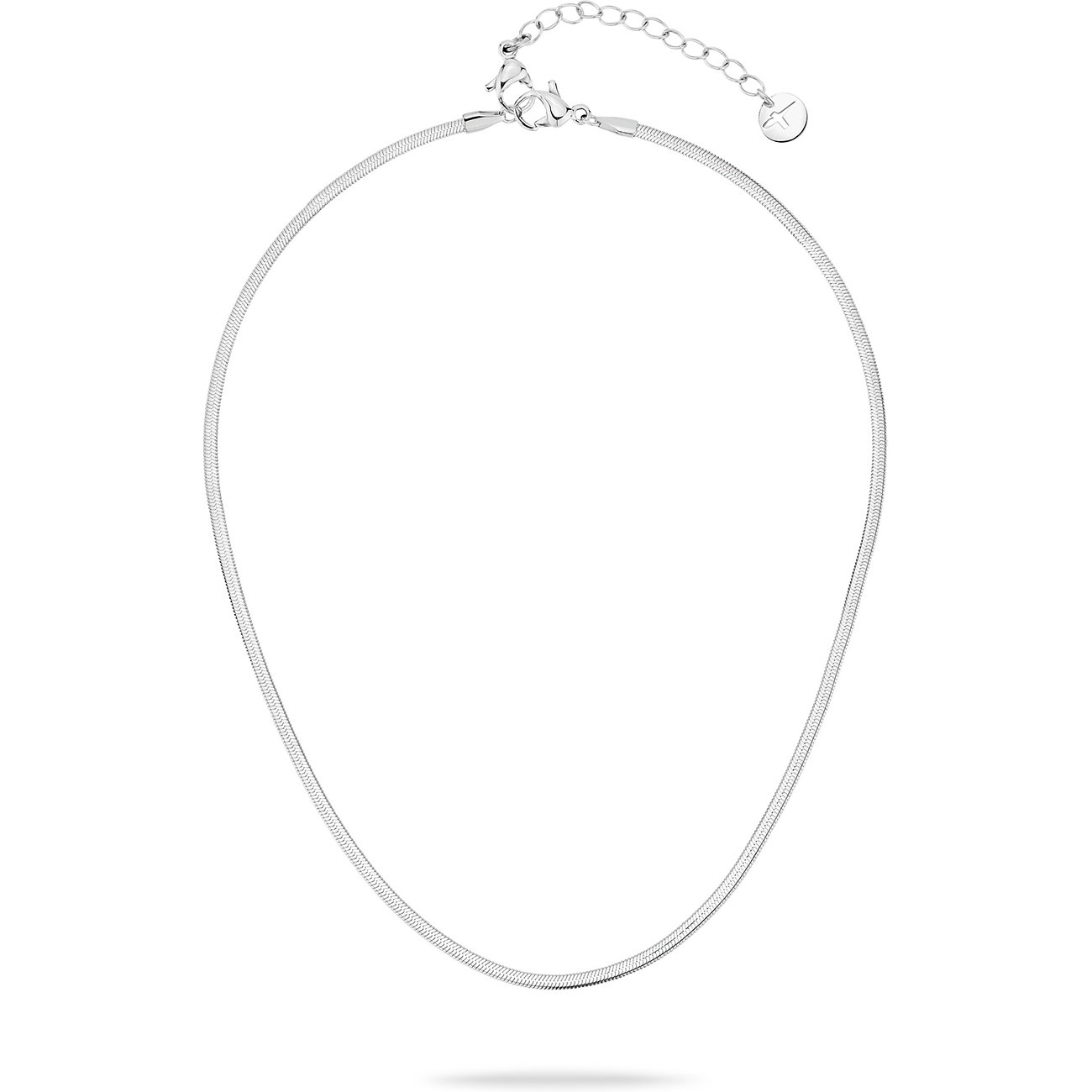 Tamaris Halsschmuck aus Edelstahl, schlangenähnliche Kette.