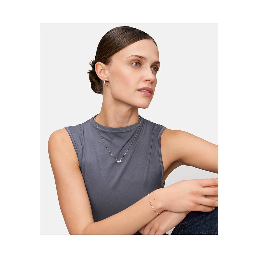 Tamaris halsband i 925 silver med zirkonia.