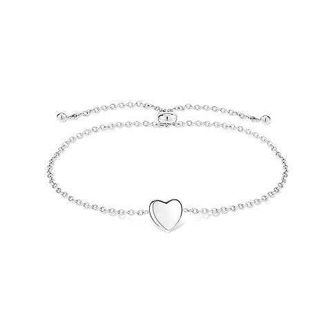 Tamaris Armband aus Edelstahl mit Herz-Anhänger.