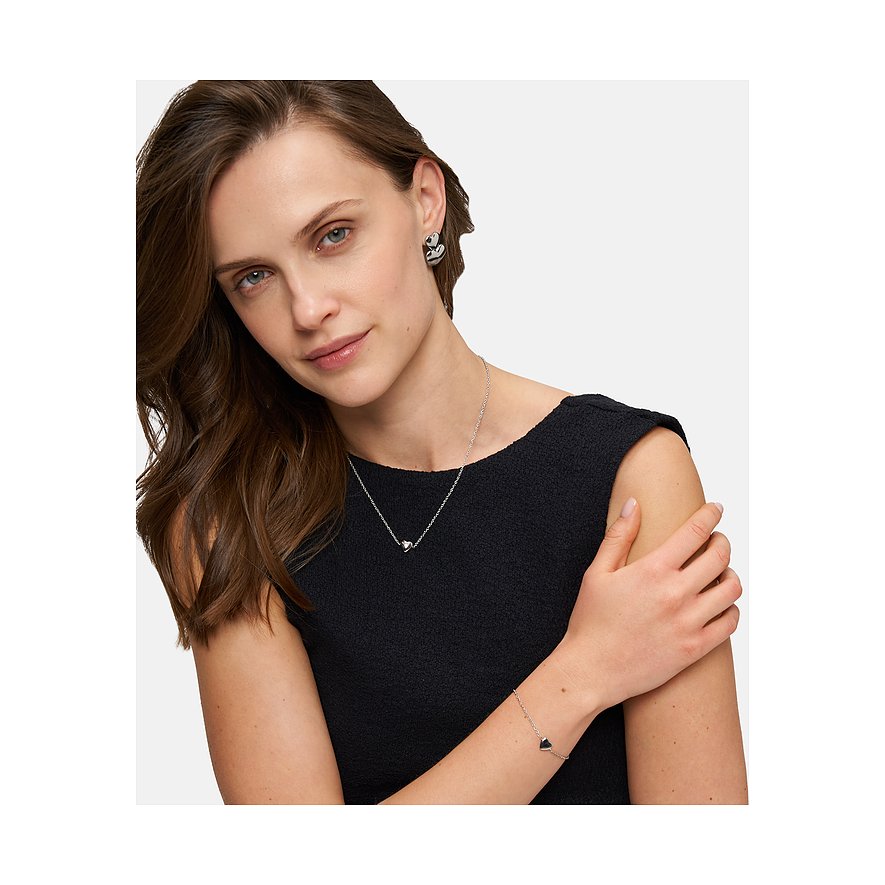 Bracelet Tamaris en acier inoxydable avec pendentif cœur.