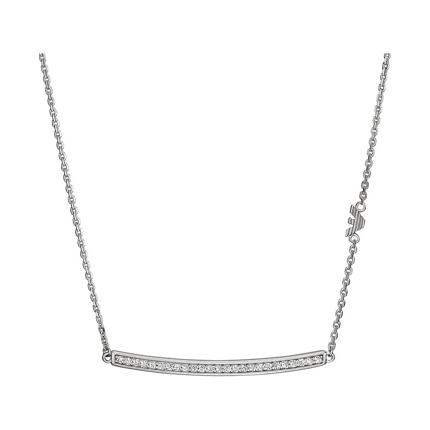 2. Chance - Emporio Armani Kette EG3591040, Zirkonia, Damen, 925er Silber, silber