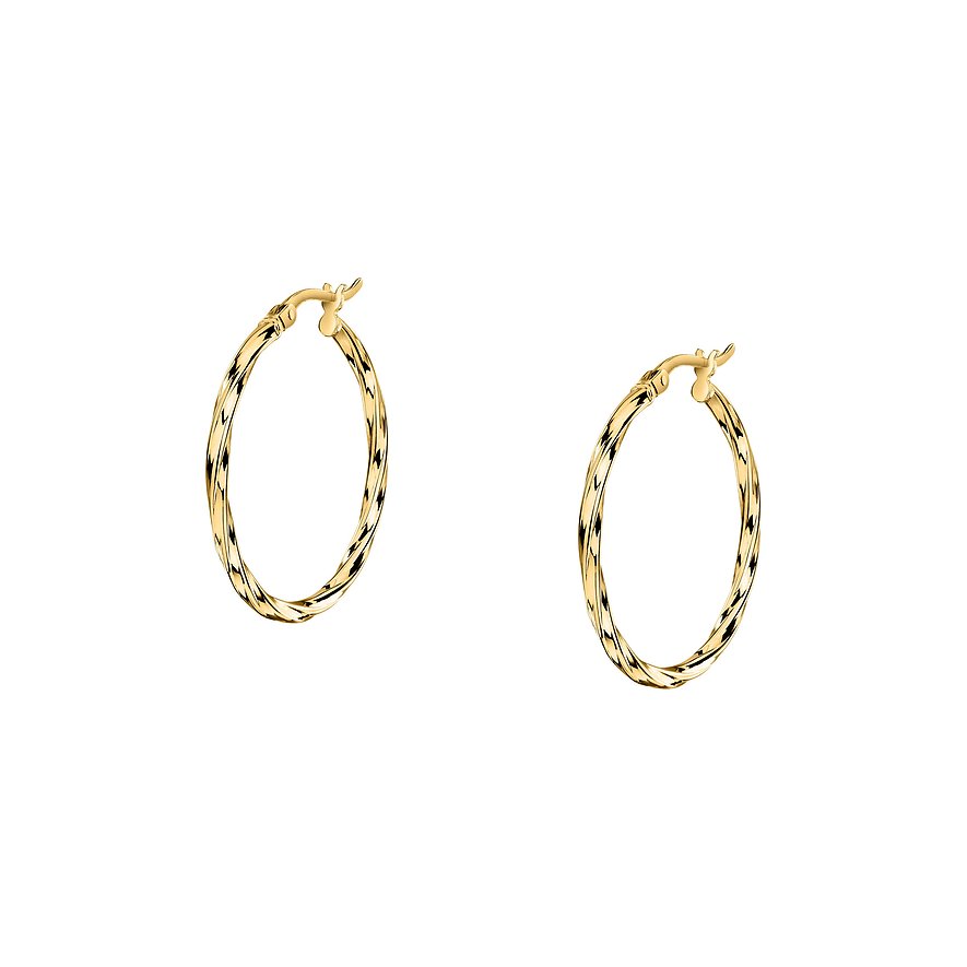 2. Chance - CHRIST Creolen, Damen, 585er Gelbgold, gelbgold