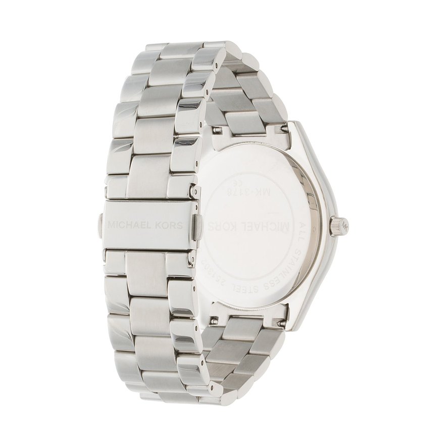 Michael Kors Damenuhr aus Edelstahl mit Gliederarmband.