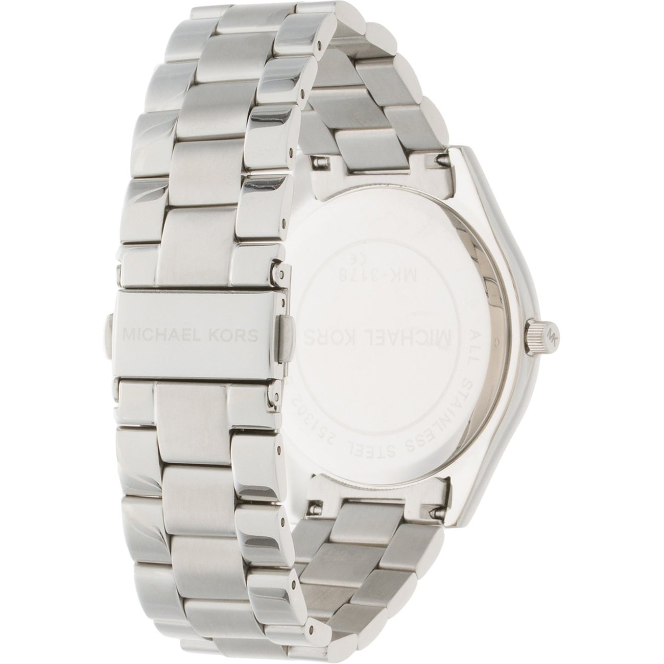 Michael Kors Damenuhr aus Edelstahl mit Gliederarmband.