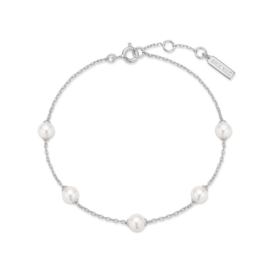Ania Haie Armband, Muschelkern, Damen, 925er Silber, silber