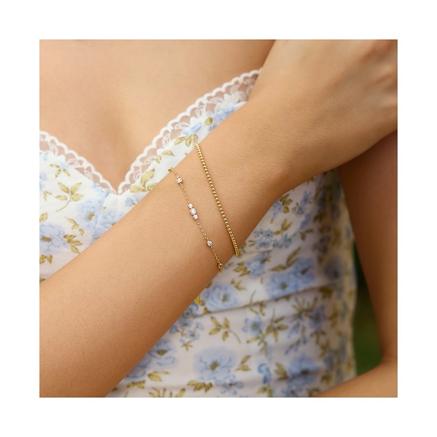 Bracelet Ania Haie en argent 925 avec zircone cubique.