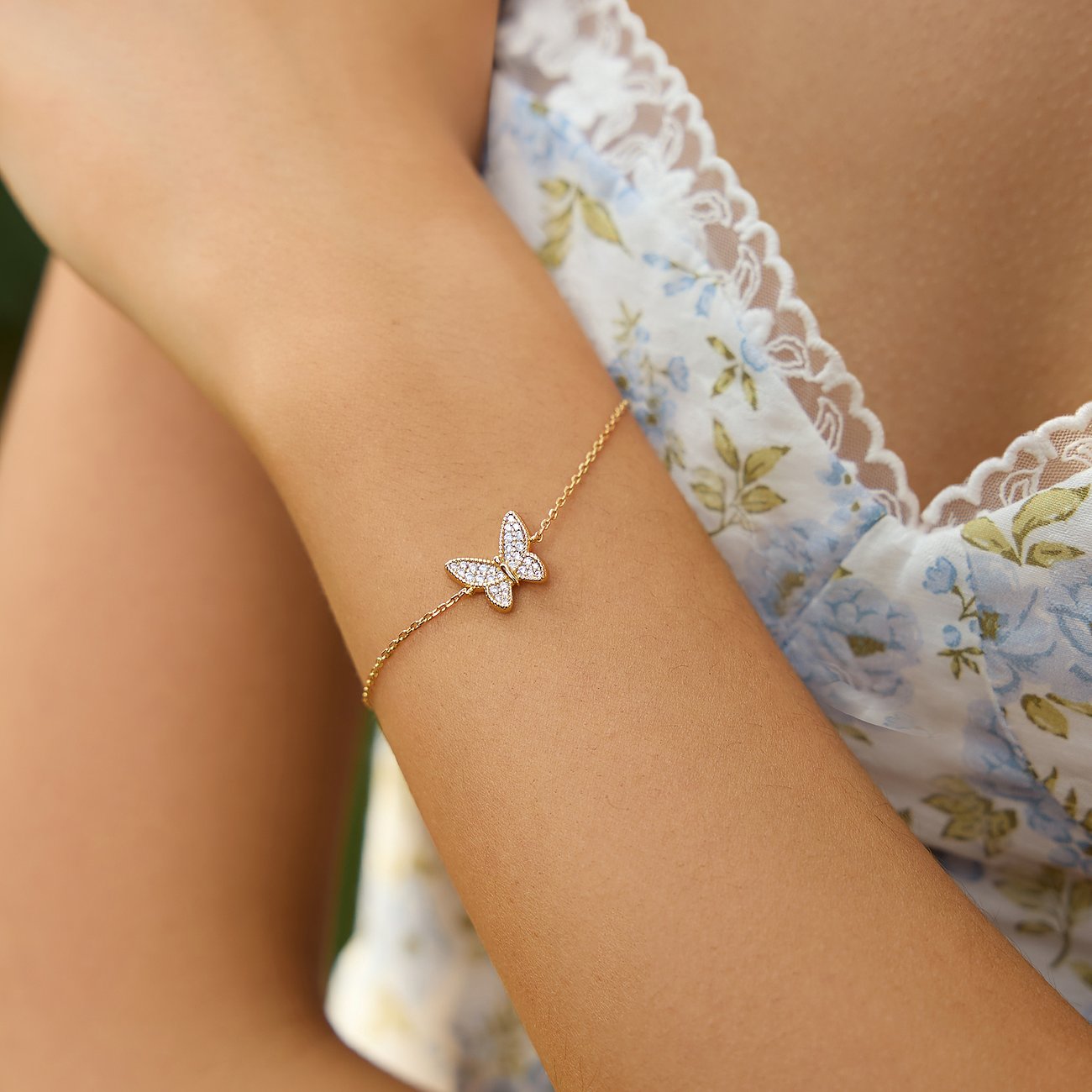 Ania Haie Armband aus 925er Silber mit Zirkonia.