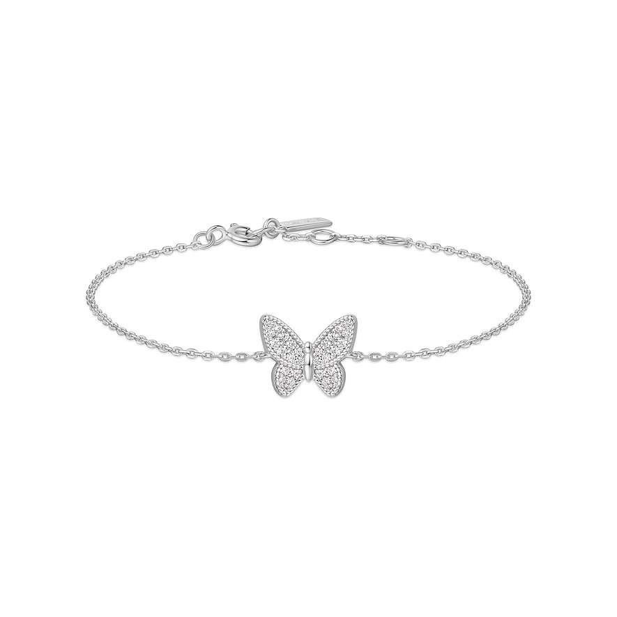 Ania Haie Armband, Zirkonia, Damen, 925er Silber, silber