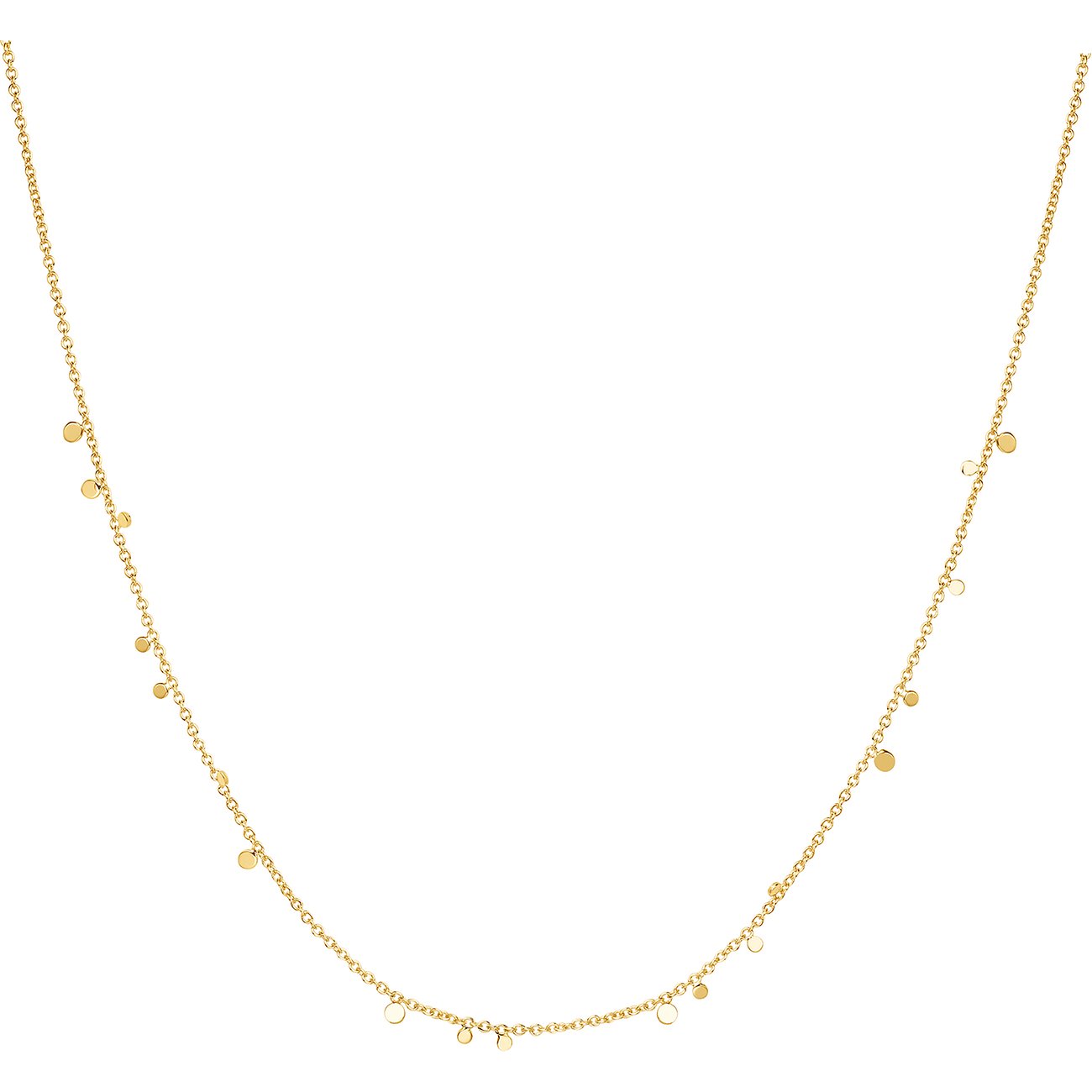 Collier Ania Haie en argent 925 avec de petits pendentifs.