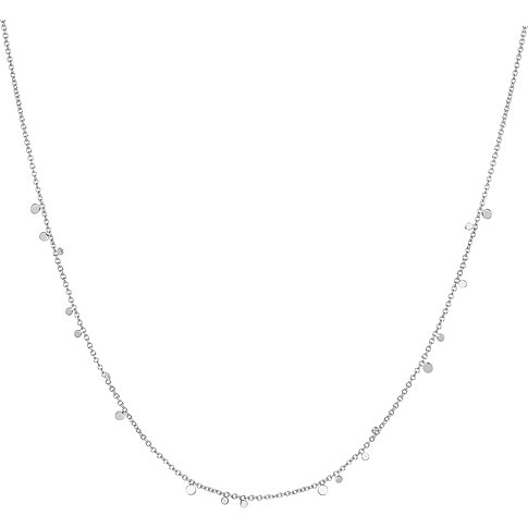 Ania Haie Halskette aus 925er Silber mit kleinen Scheiben-Anhängern.