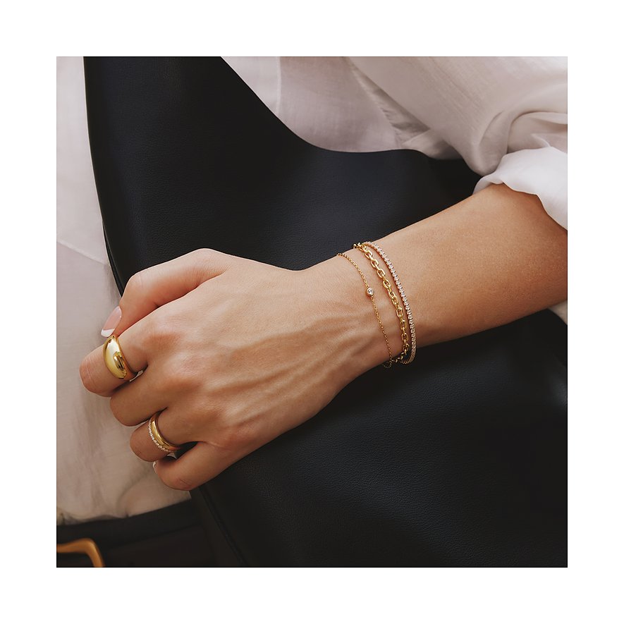 Ania Haie Armband aus 925er Silber mit Zirkonia.