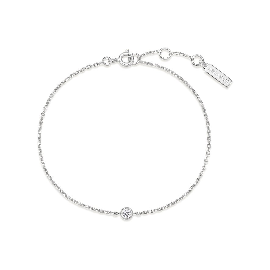 Ania Haie armbånd i 925 sølv med zirkonia.