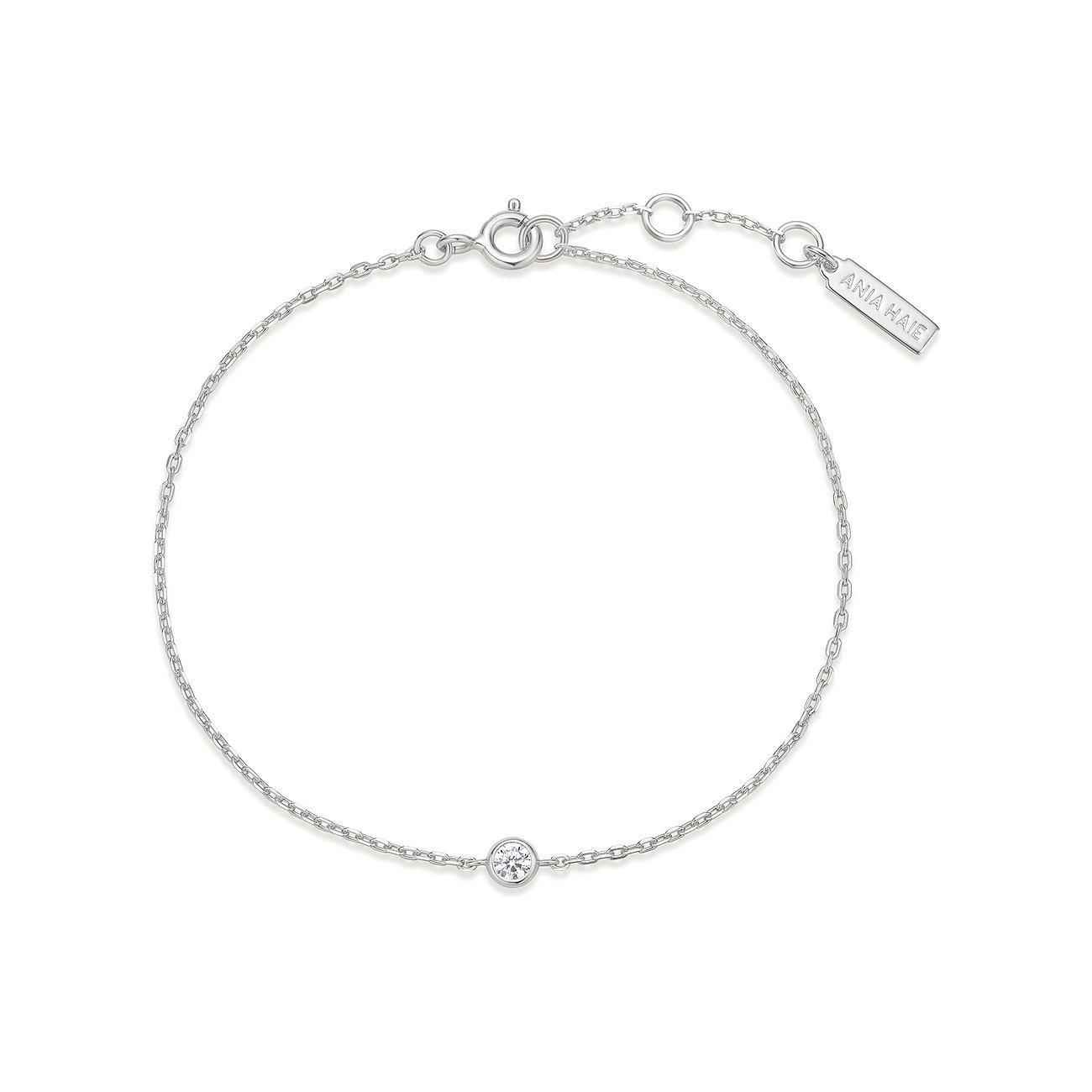 Ania Haie armbånd i 925 sølv med zirkonia.