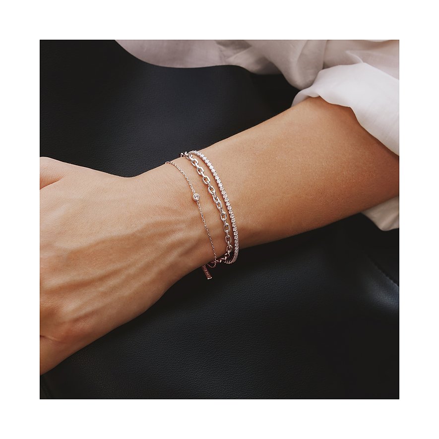 Ania Haie armbånd i 925 sølv med zirkonia.
