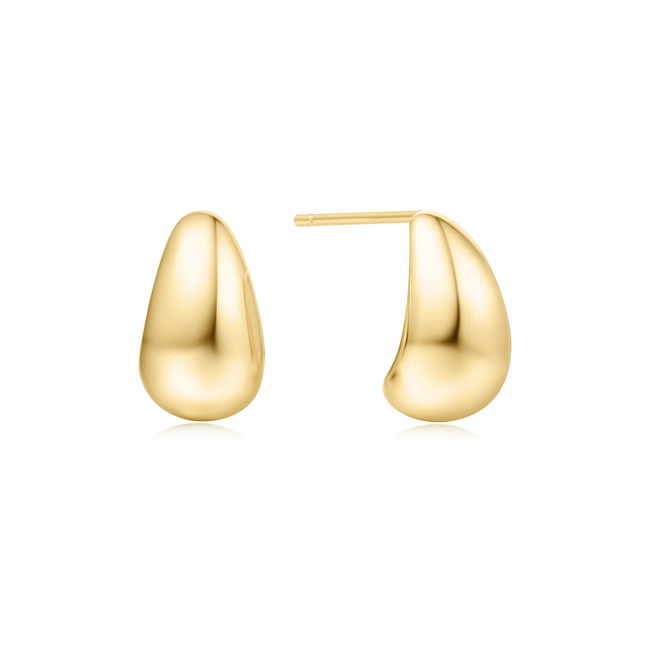 Ania Haie Ohrringe aus 925er Silber, tropfenförmig.