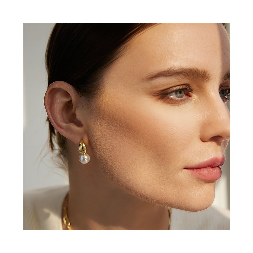 Ania Haie Ohrringe aus 925er Silber mit Perle.