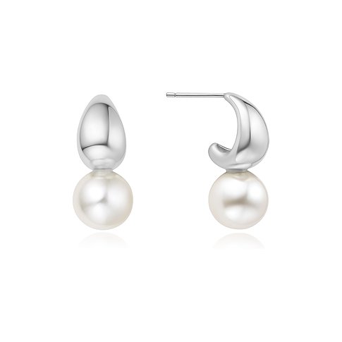 Ania Haie Ohrringe aus 925er Silber mit Perlen.