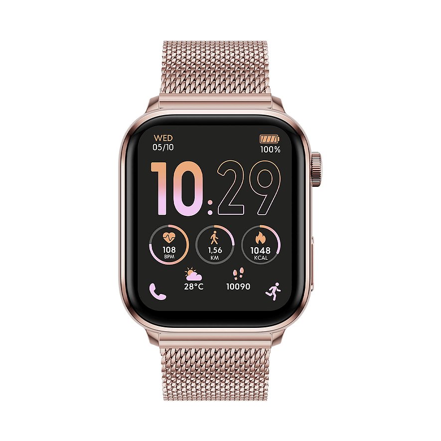 ICE Watch Smartwatch 024304, Damen, Metall, Armband: Edelstahl
