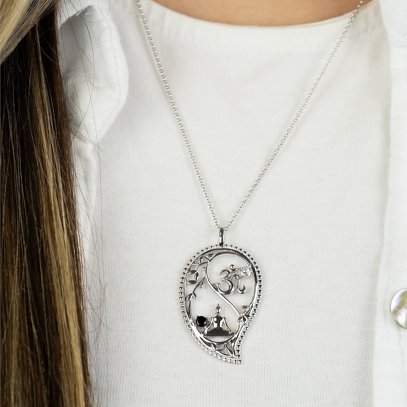 Engelsrufer Anhängeschmuck aus 925er Silber mit Zirkonia.