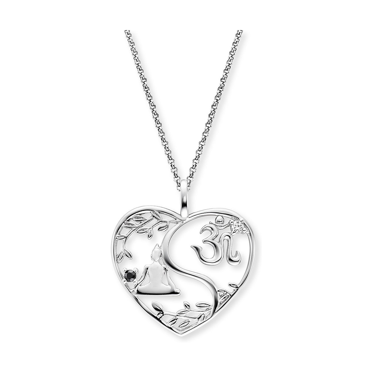 Engelsrufer Halsschmuck aus 925er Silber mit Zirkonia.