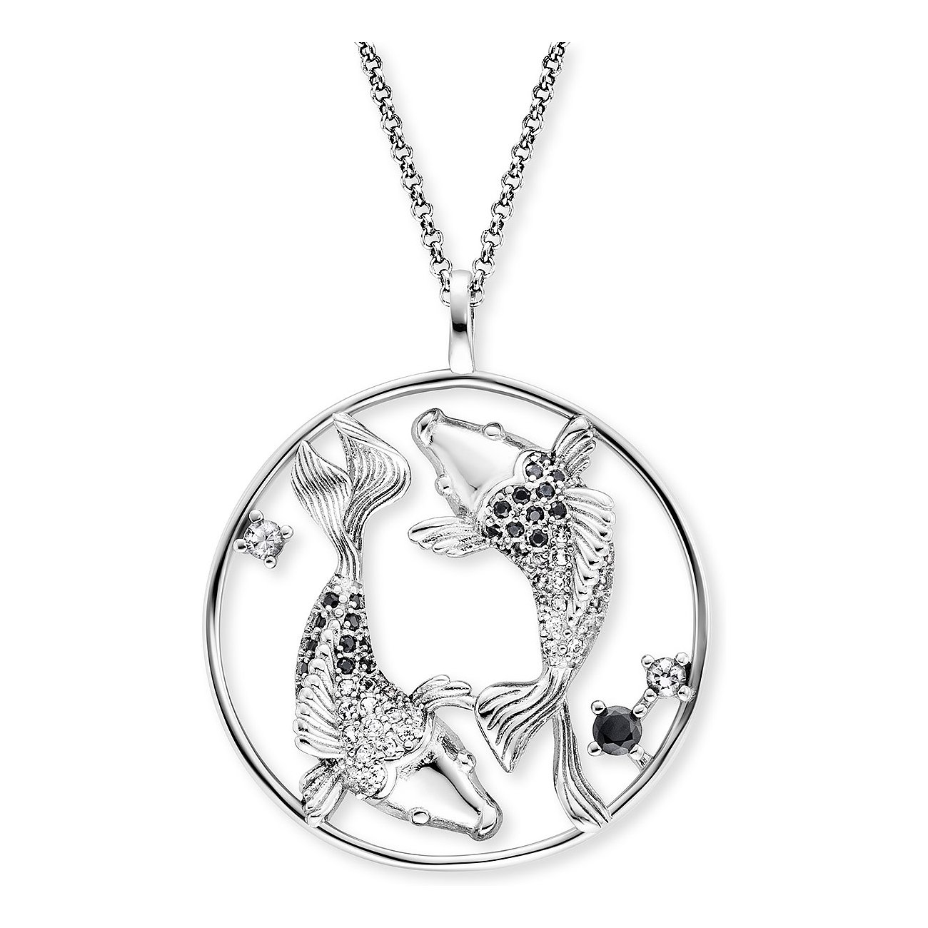 Engelsrufer Halsschmuck aus 925er Silber mit Zirkonia.