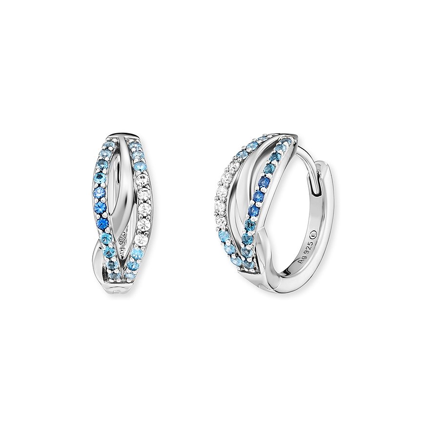 Engelsrufer Creolen , Damen, 925er Silber, silber