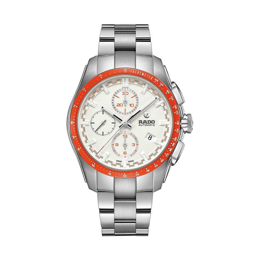Rado Chronograph Hyperchrome R32042013, Herren, Edelstahl, Armband: Edelstahl, Automatik, analog