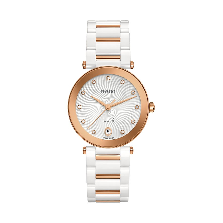 Rado Damenuhr LaCoupole R22240703, Damen, Keramik, Armband: Keramik, Quarz, analog