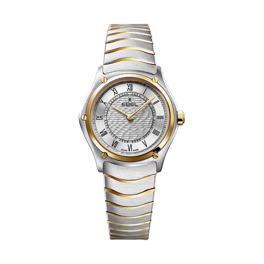 Ebel Damenuhr SPORT CLASSIC 1216697, Damen, Edelstahl, 750er Gelbgold, Armband: Gold, Edelstahl, Quarz, analog
