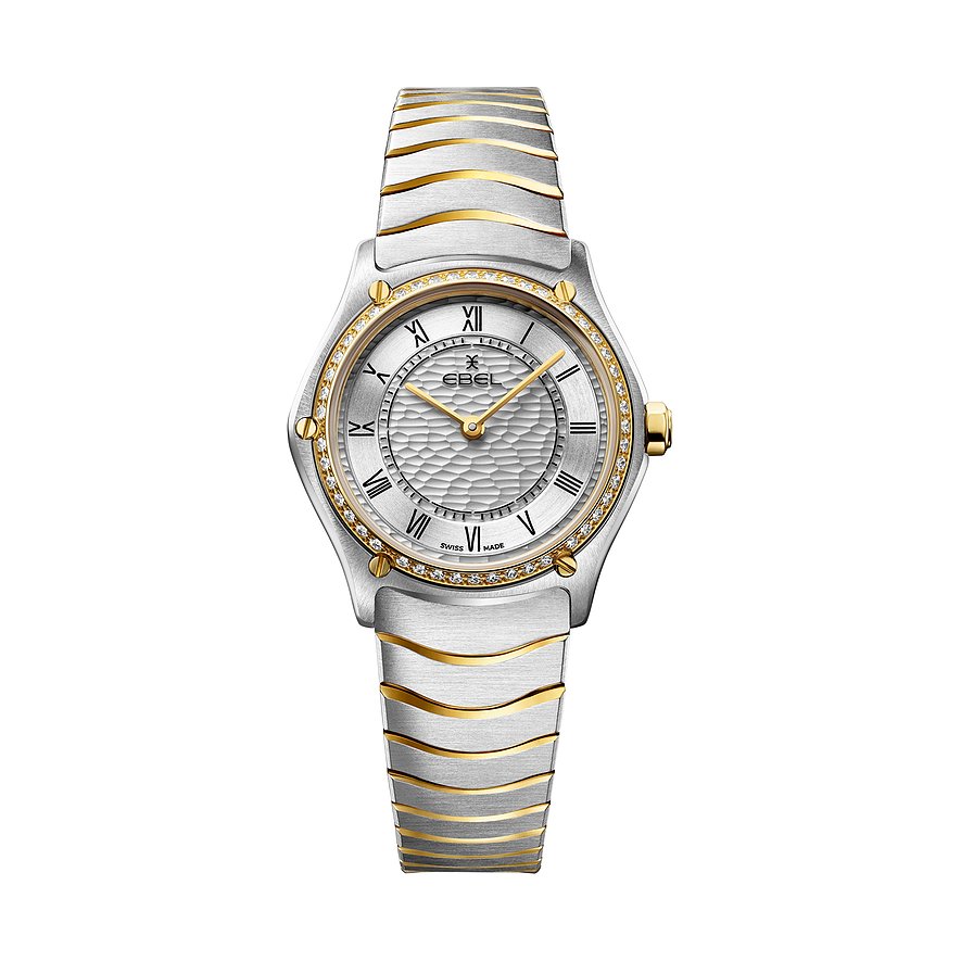 Ebel Damenuhr SPORT CLASSIC 1216700, Damen, Edelstahl, 750er Gelbgold, Armband: Gold, Edelstahl, Quarz, analog