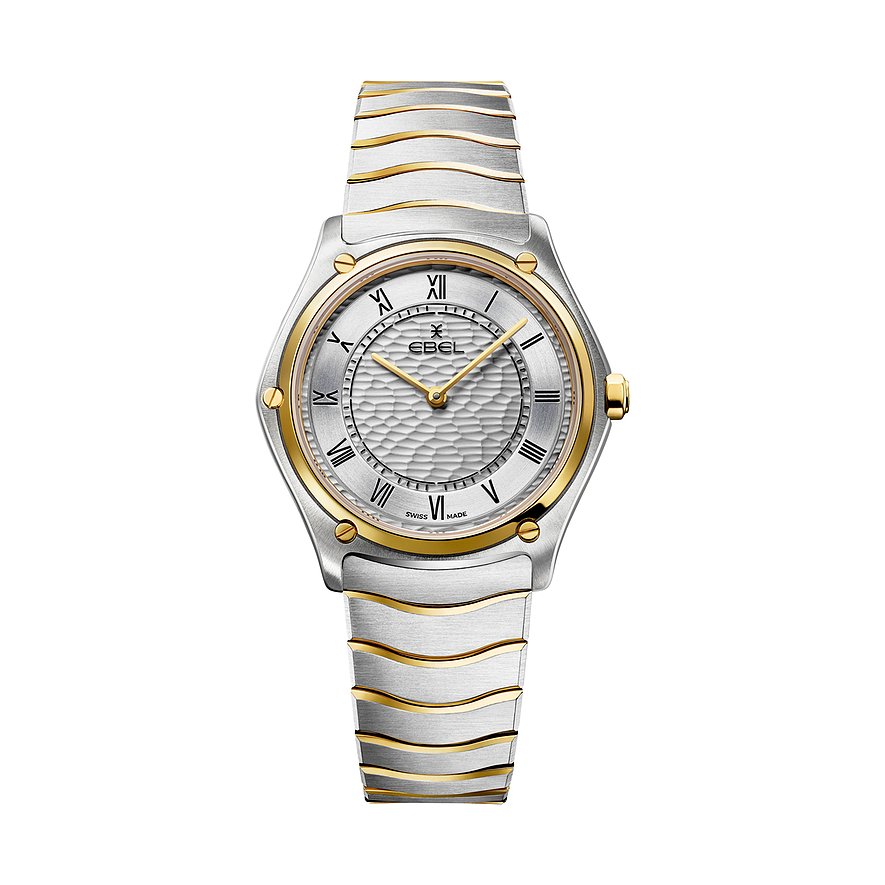 Ebel Damenuhr SPORT CLASSIC 1216706, Damen, Edelstahl, 750er Gelbgold, Armband: Gold, Edelstahl, Quarz, analog