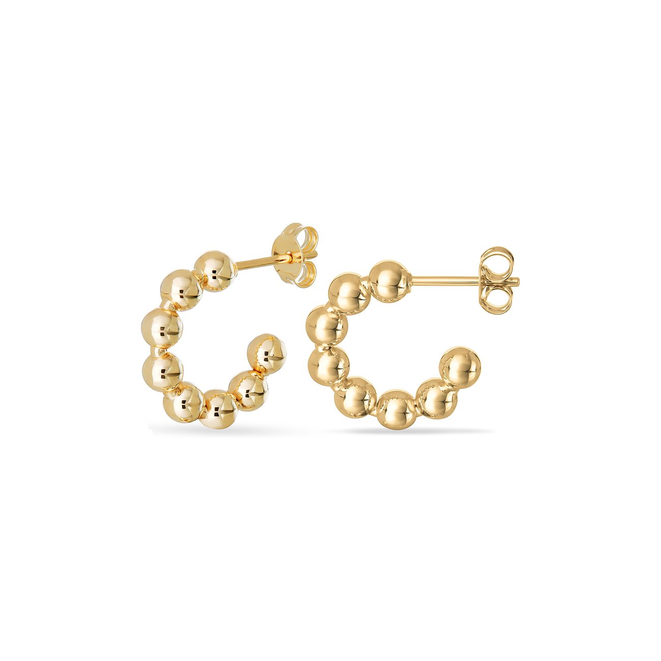 CHRIST Ohrstecker aus 375 Gelbgold mit Kugeln.