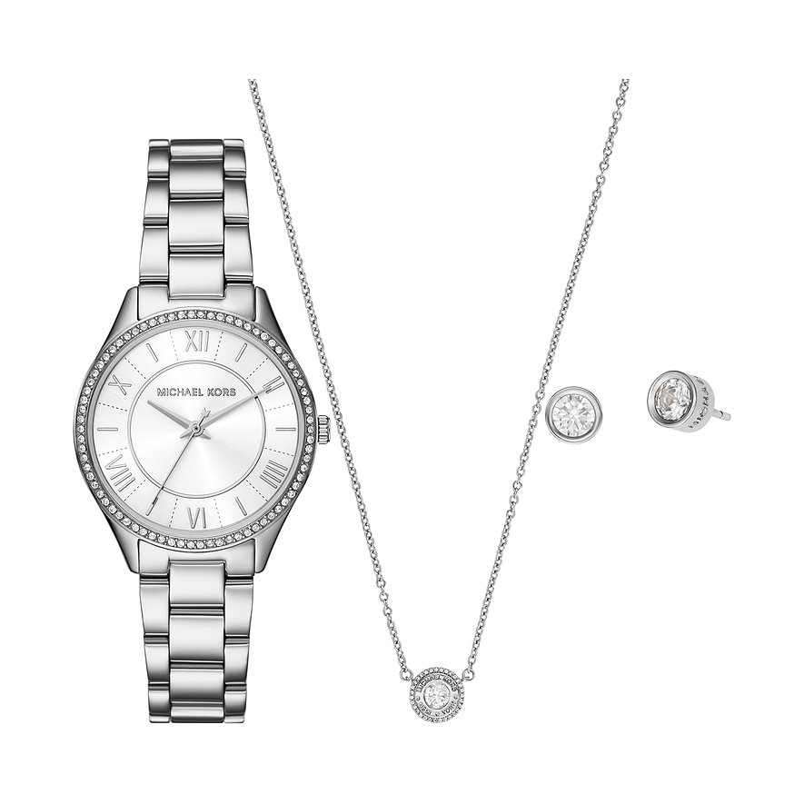 2. Chance - Michael Kors Uhren-Set MK4851SET, Damen, Edelstahl, Armband: Edelstahl, Quarz, analog