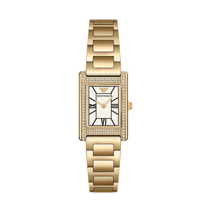 Emporio Armani Damenuhr AR11659, Damen, Edelstahl, Armband: Edelstahl, Quarz, analog