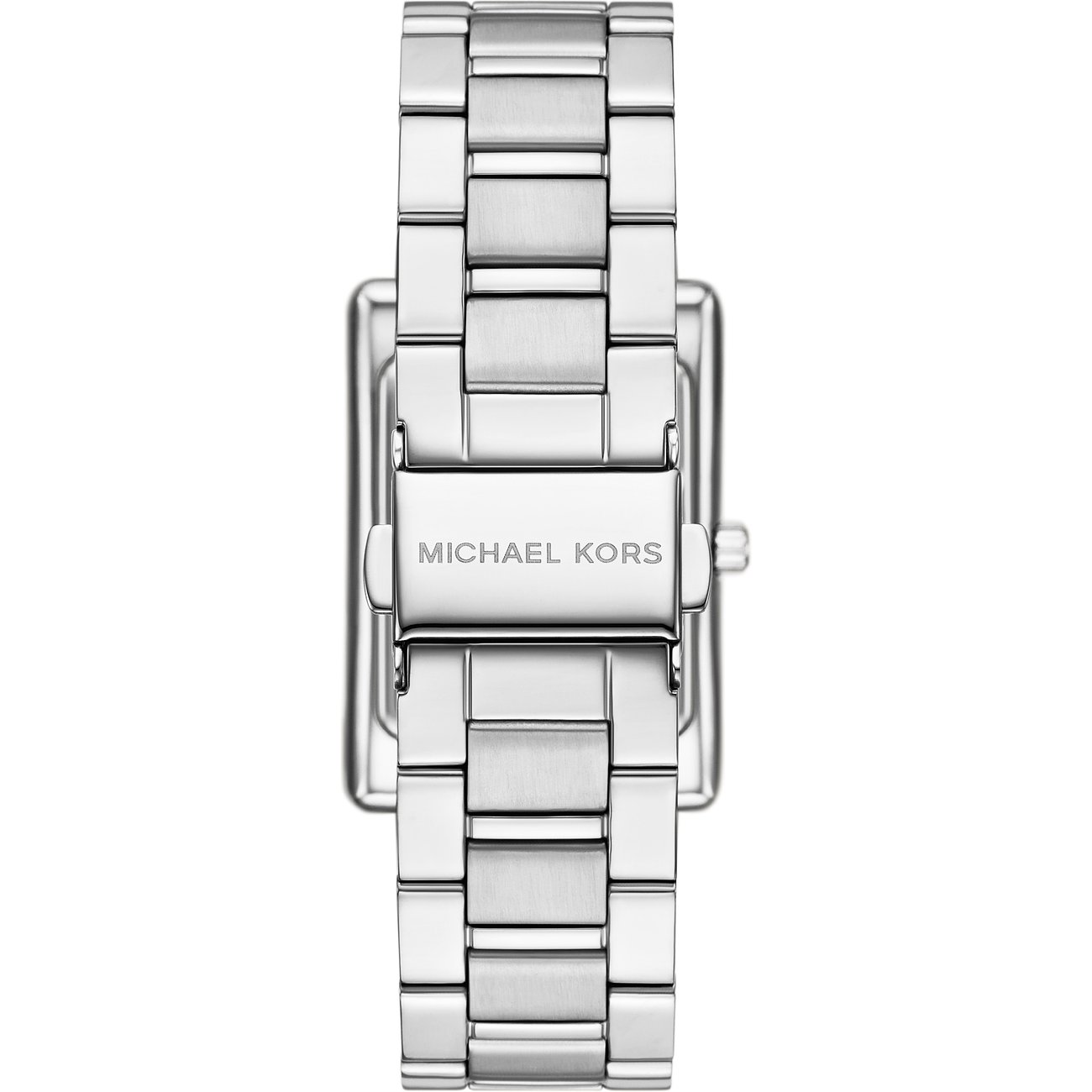 Michael Kors Damenuhr mit Edelstahlgehäuse und Gliederarmband.