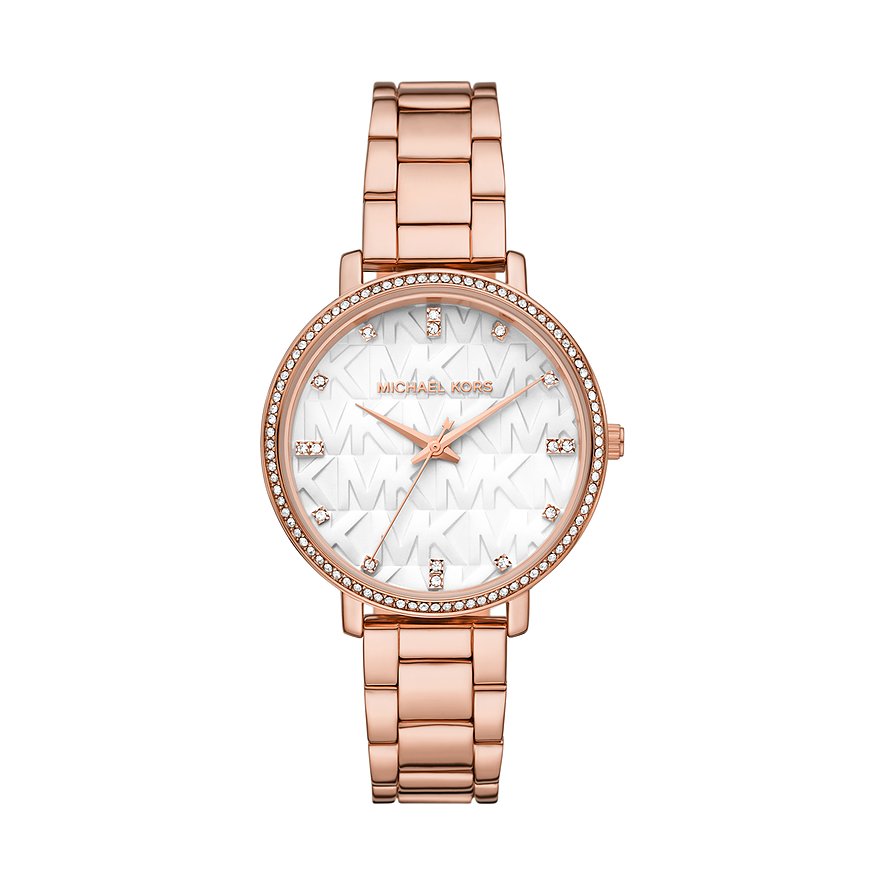 Michael Kors Damenuhr Pyper MK4917, Damen, Metall, Armband: Metall, Quarz, analog
