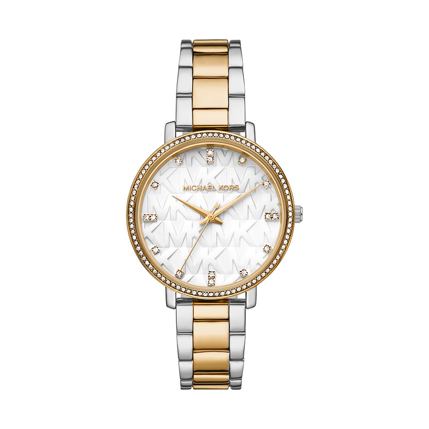 Michael Kors Damenuhr Pyper MK4918, Damen, Metall, Armband: Metall, Quarz, analog