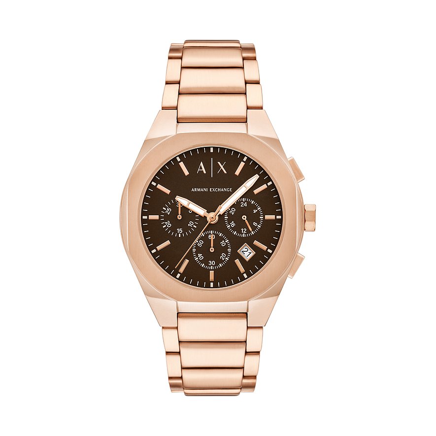 Armani Exchange Chronograph AX4188, Herren, Edelstahl, Armband: Edelstahl, Quarz, analog