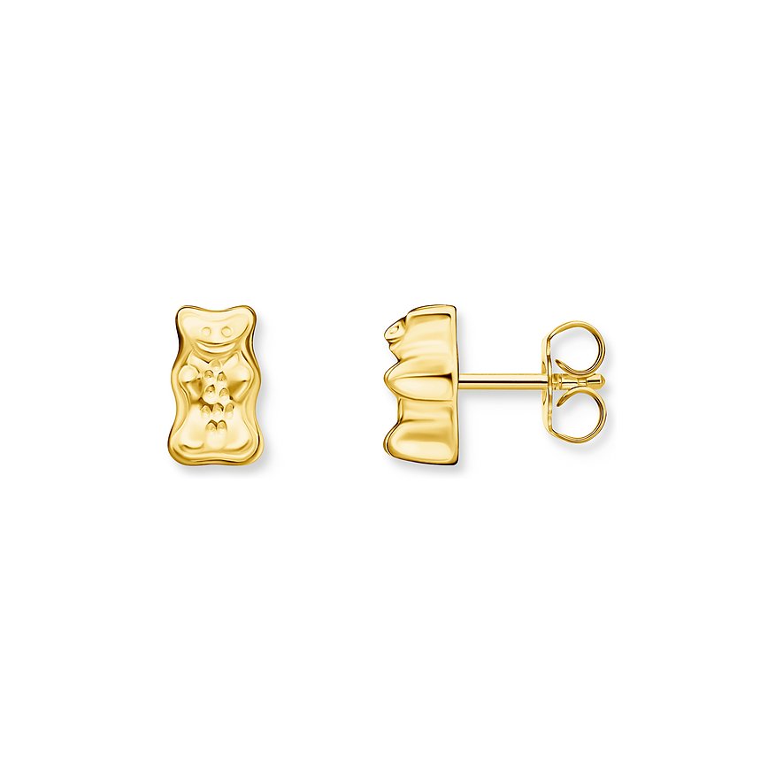 Thomas Sabo Ohrstecker Charming, Damen, 925er Silber, gold