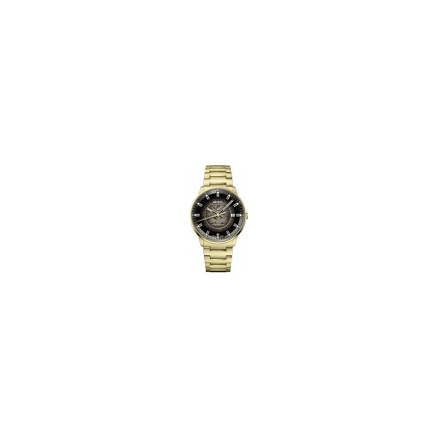 Mido Herrenuhr Commander Gradient M0214073341101, Herren, Edelstahl, Armband: Edelstahl, Automatik, analog