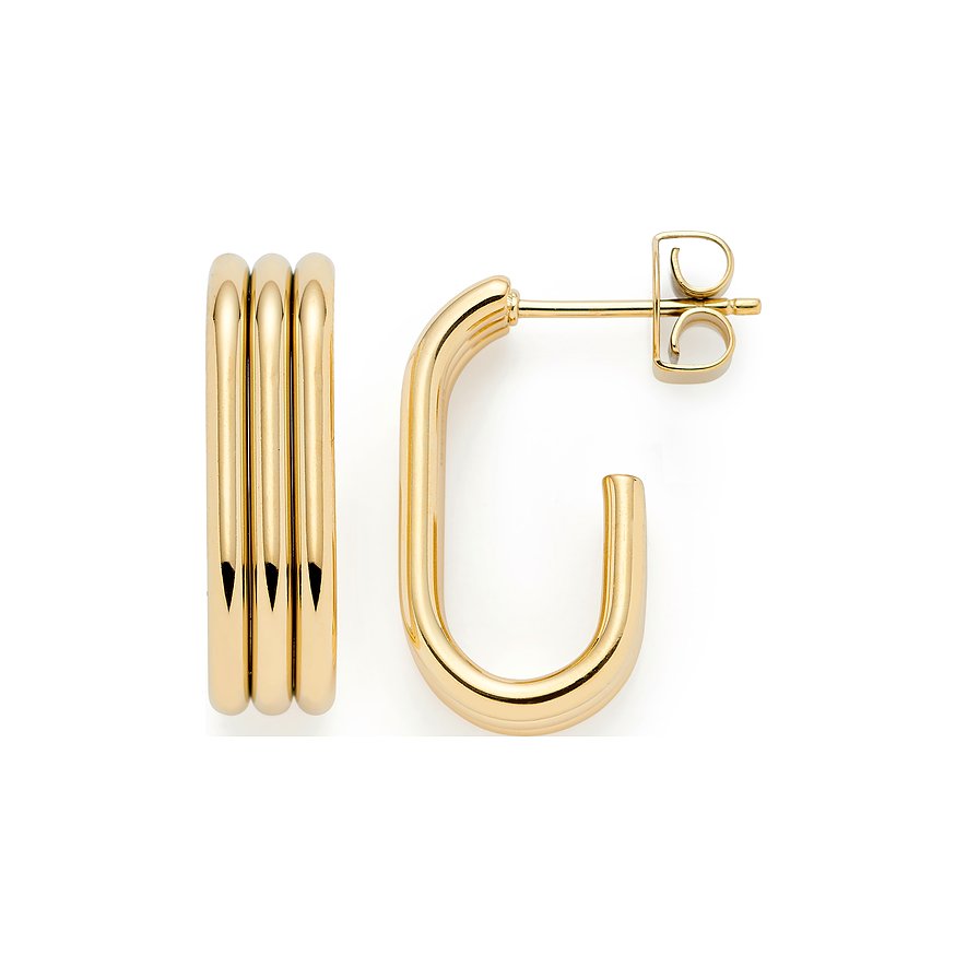 Leonardo Ohrstecker, Damen, Edelstahl, gold