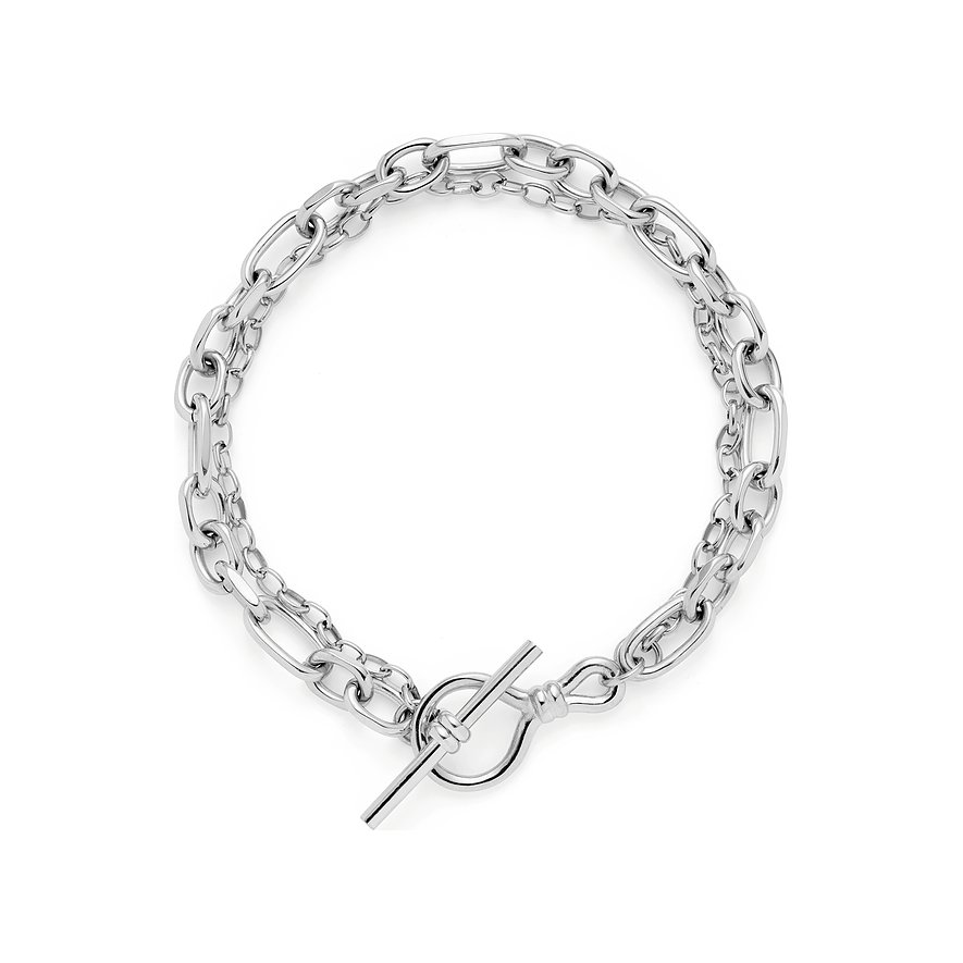 Leonardo Armband, Damen, Edelstahl, silber