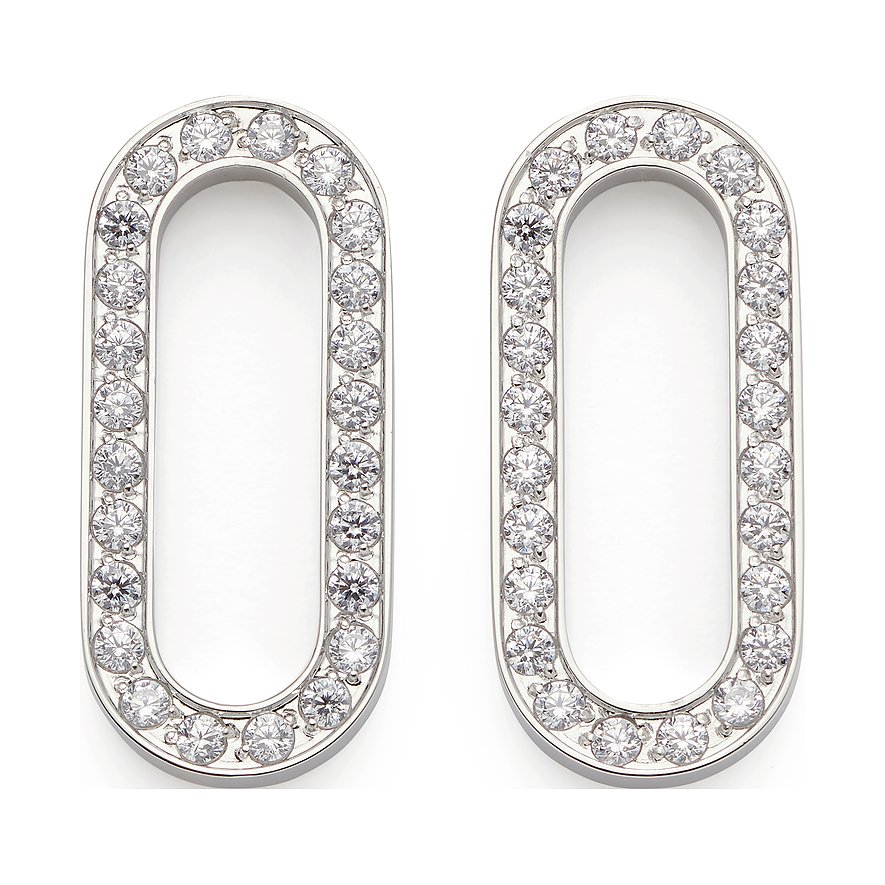 Leonardo Schmuck-Set, Damen, Edelstahl, silber