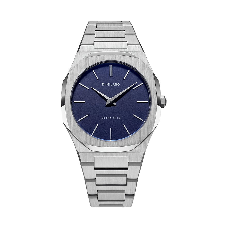 D1 Milano Unisexuhr UTBU01, Unisex, Edelstahl, Armband: Edelstahl, Quarz, analog