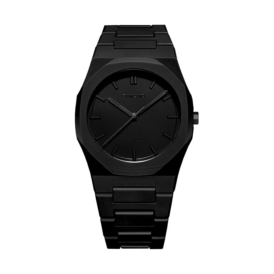 D1 Milano Unisexuhr PCBJ10, Unisex, Polycarbonat, Quarz, analog