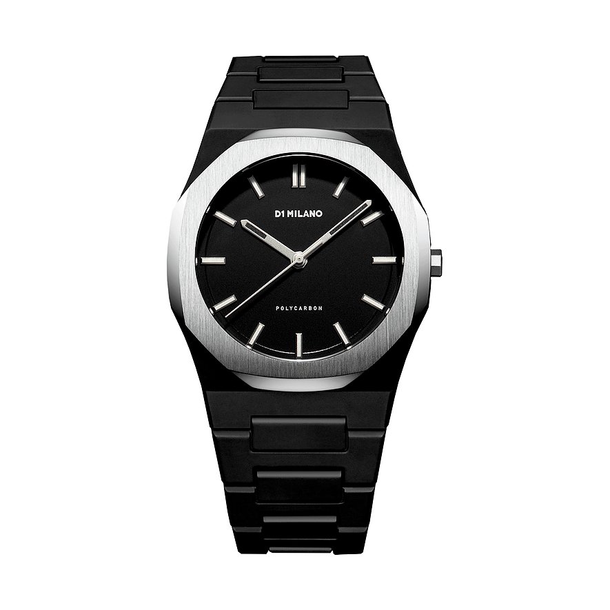 D1 Milano Unisexuhr PCBJ14, Unisex, Polycarbonat, Quarz, analog